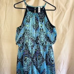 High Neck EMMA & MICHELLE Sleeveless Dress